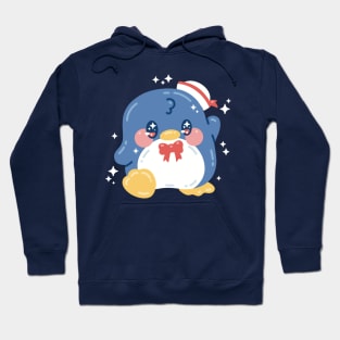 Kawaii Tuxedo Penguin Art Hoodie